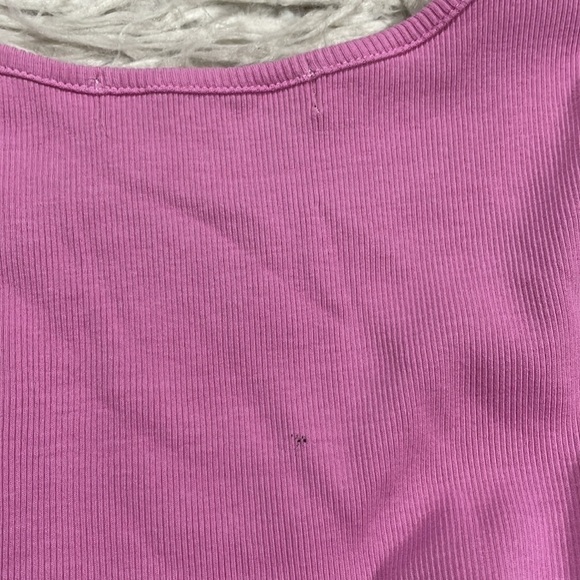 NWT Daydreamer Janis Joplin Piece Of My Heart Baby Tee Pink Retro Boho - Picture 9 of 9